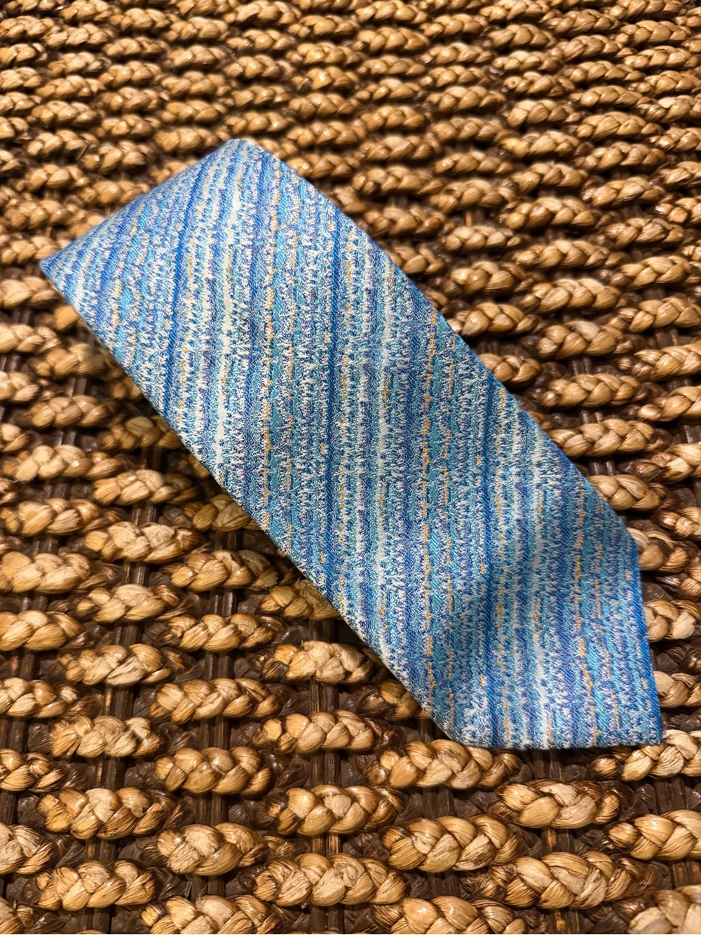 MISSONI Silk tie with waffle pattern - Picture 2 of 5